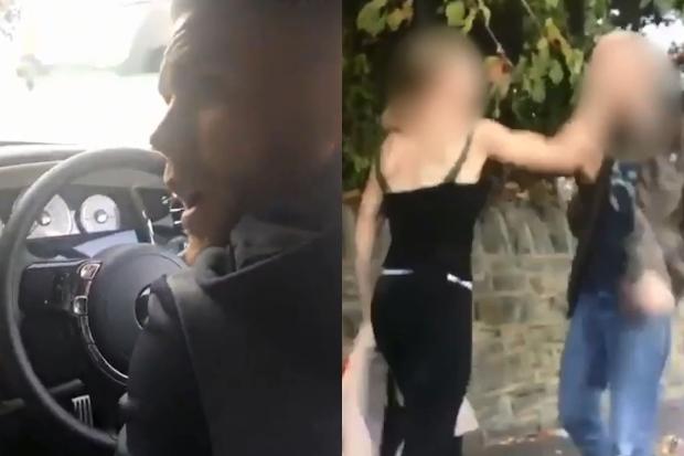  Saunders was filmed taunting a female drug addict