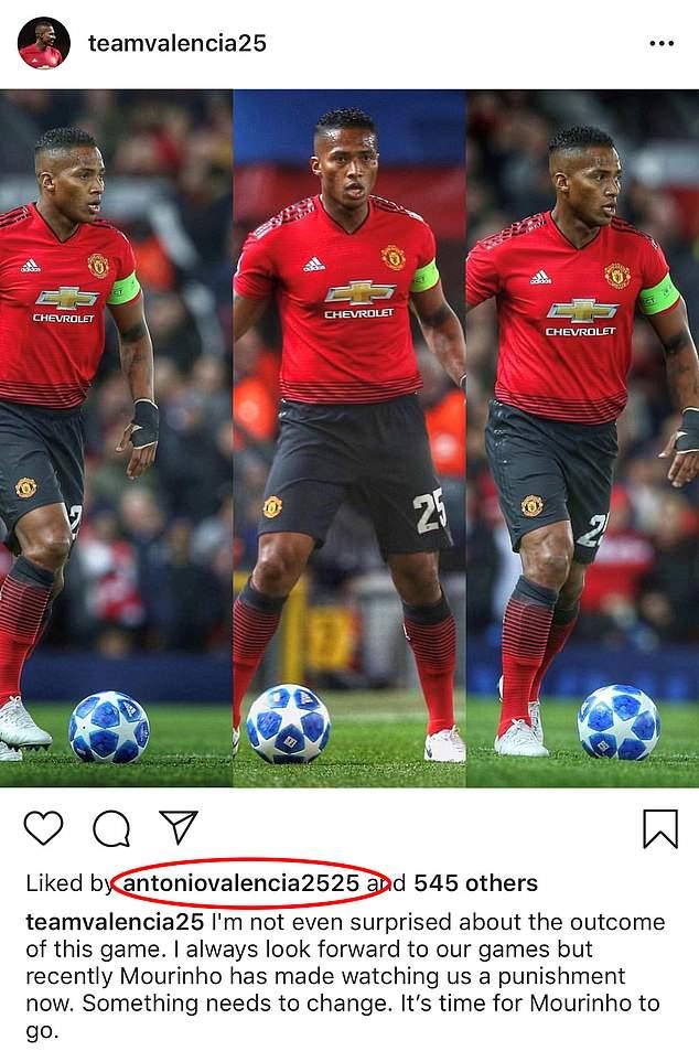  This is the post Valencia was apologising for liking
