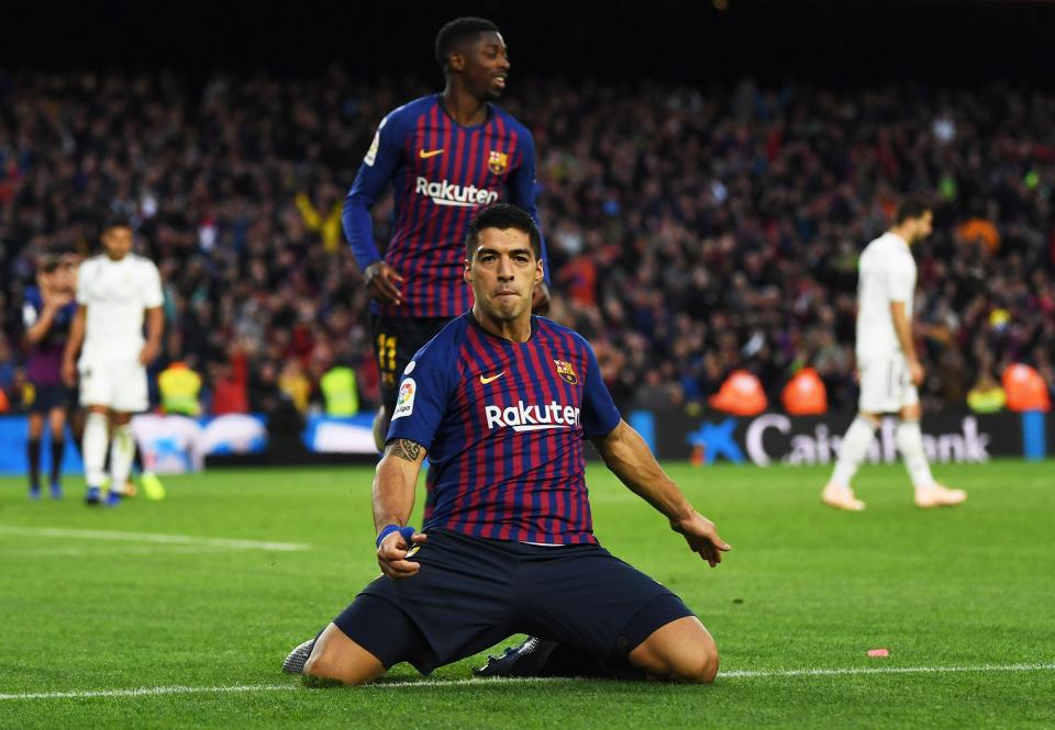  Suarez had plenty to celebrate in El Clasico.