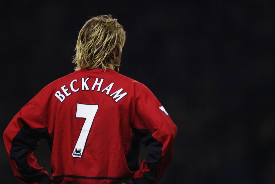 Becks made the No.7 shirt even more cooler than it already was