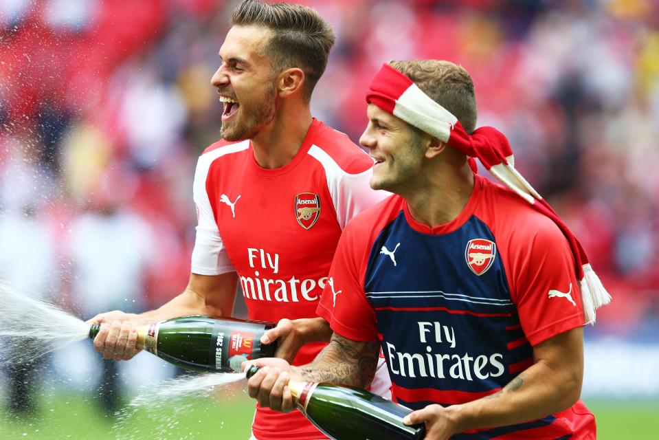 Ramsey and Wilshere enjoyed a close relationship at Arsenal and will now face each other in the dugout to conclude the Championship season