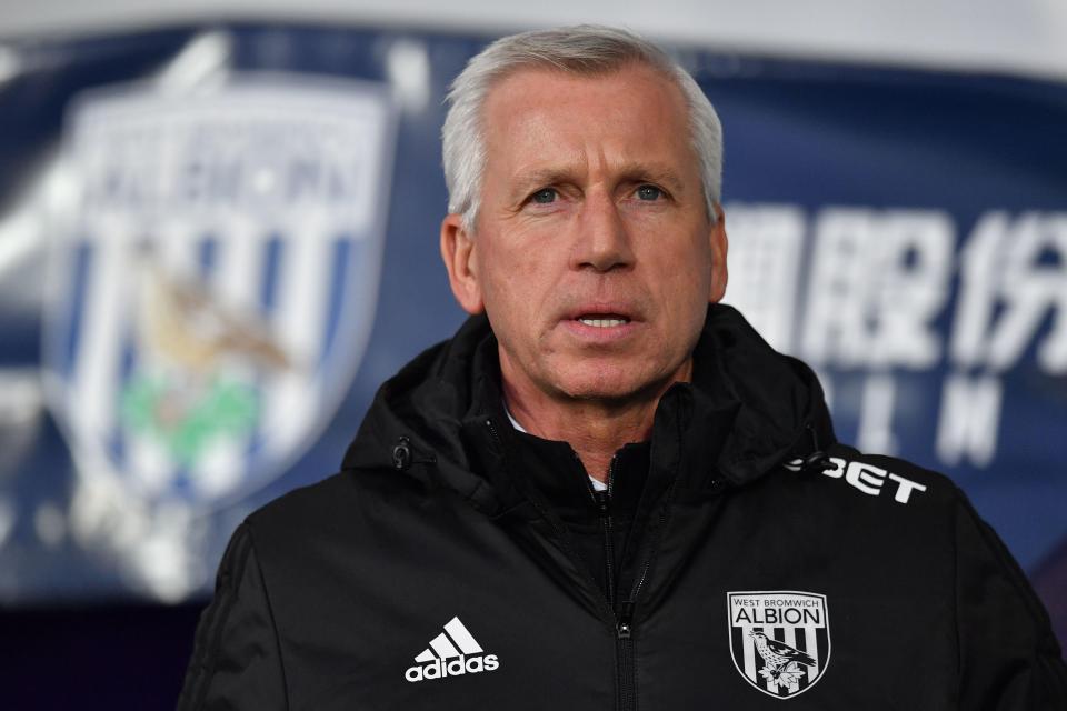  Pardew struggled at West Brom last season