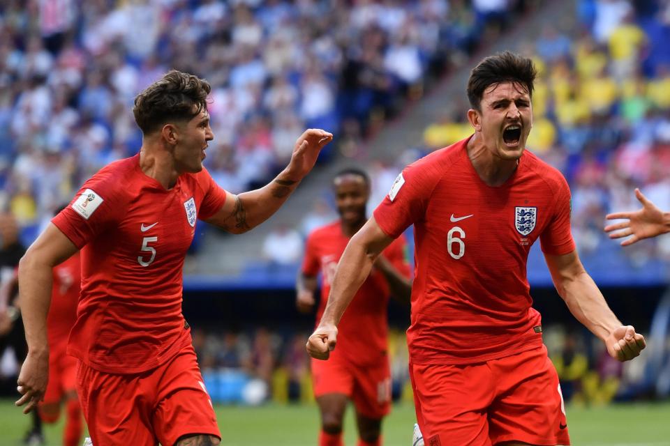  Stones and Maguire are at the back together