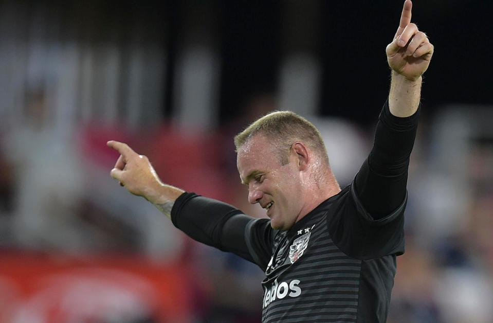  Wayne Rooney has 12 goals and six assists in 19 MLS games