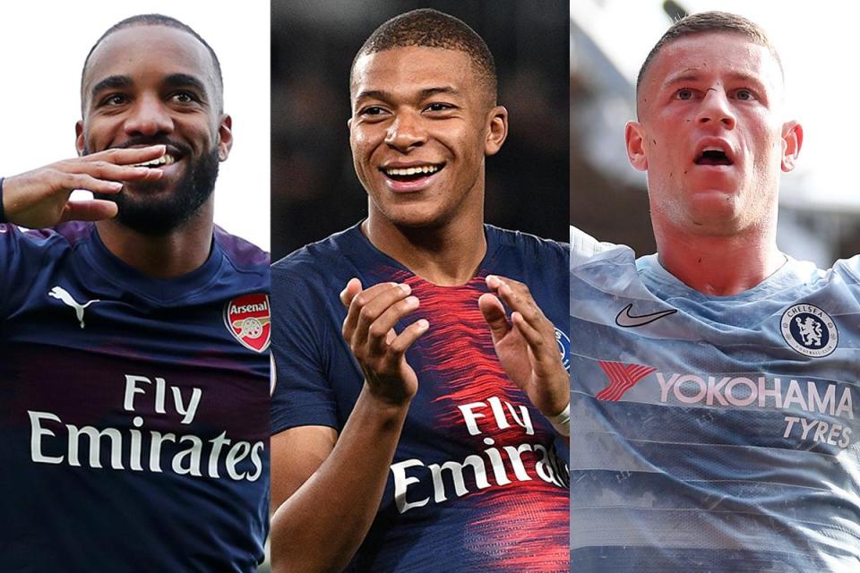  Lacazette, Mbappe and Barkley were among those in TOTW4