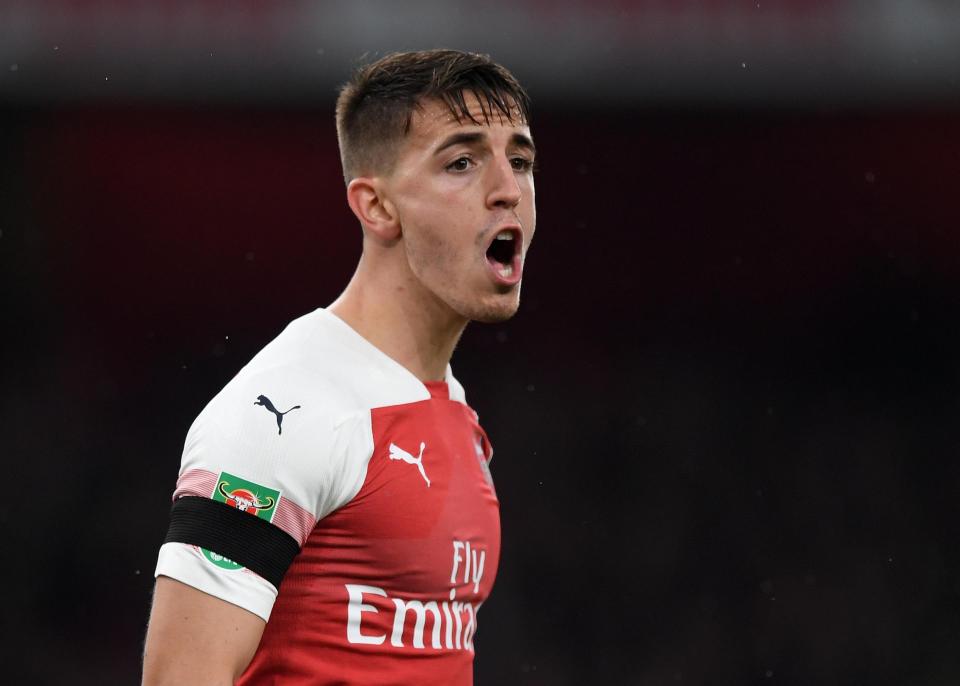  The young Spaniard played for the Gunners in the Carabao Cup against Blackpool.