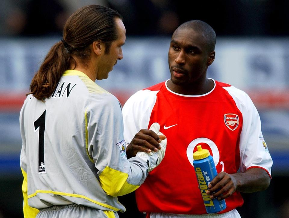  Seaman wishes his former Arsenal team-mate well as Campbell takes his first steps into management