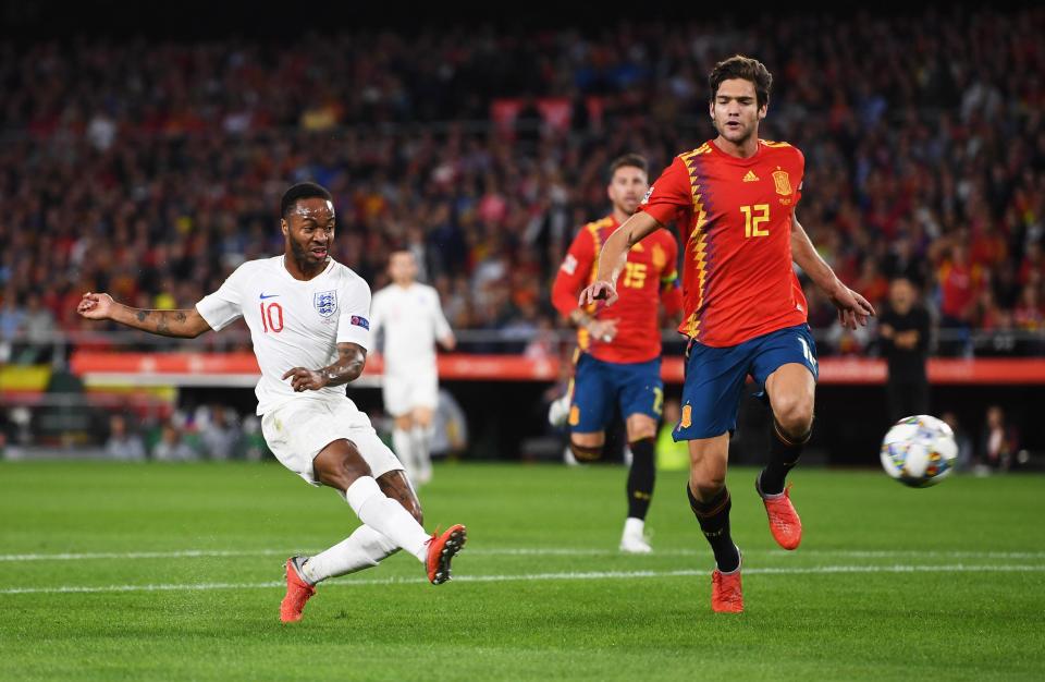  England's first win in the competition was a 3-2 victory over Spain