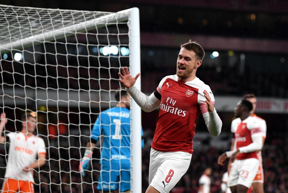 Ramsey is set to leave Arsenal in the summer