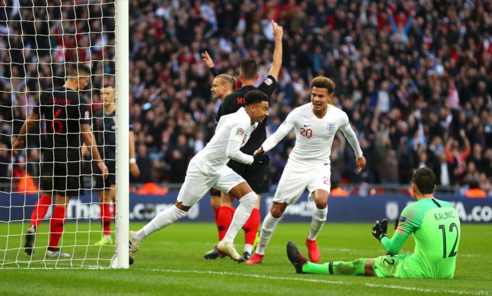  Lingard, Dele Alli and Jadon Sancho helped England find a second wind