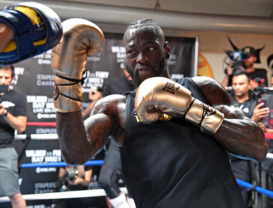  The American has vowed to knock out the undefeated Fury