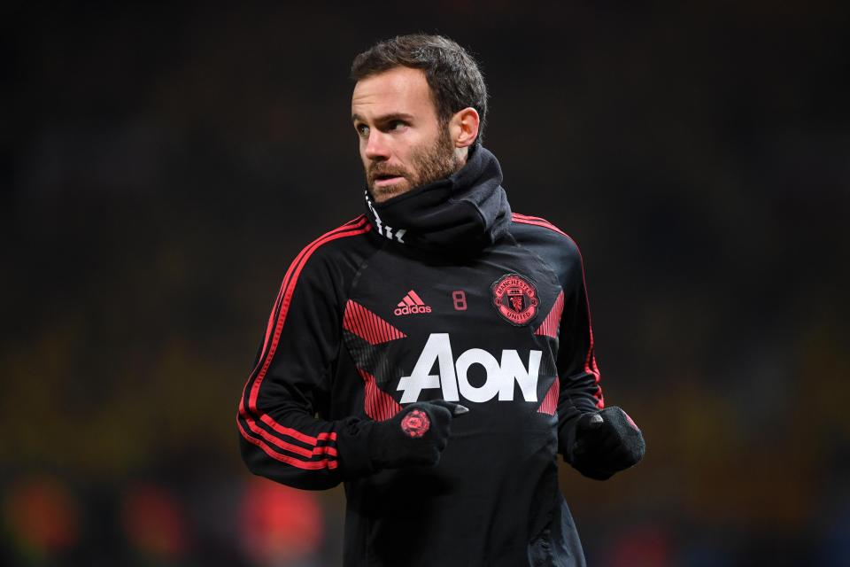  Juan Mata is set to leave Man United this summer