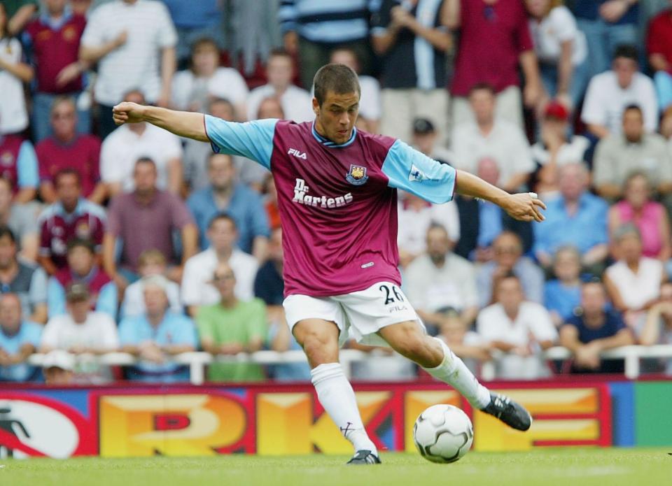  Joe Cole was a star from a young age at West Ham