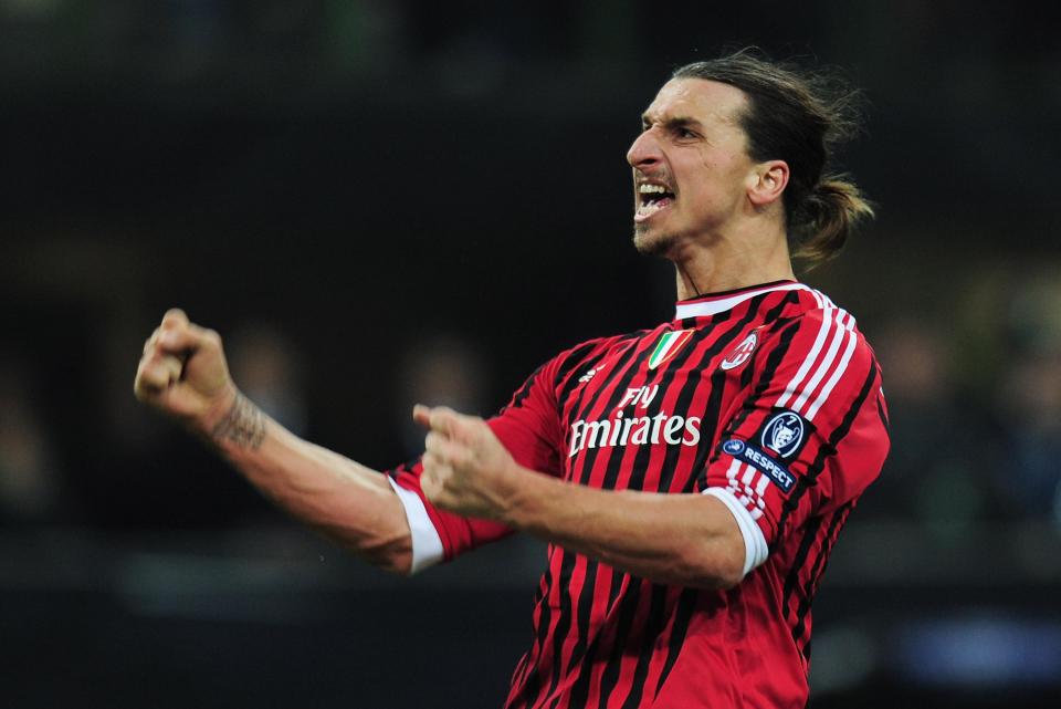  Ibrahimovic scored goals all over Europe