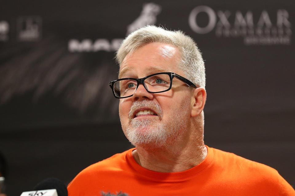 Freddie Roach was in Fury's corner for the pair's first fight in December 2018