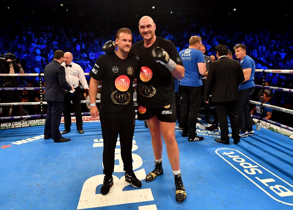 Davison trained Fury for his 2018 comeback
