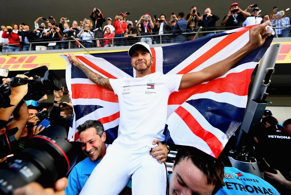  Hamilton sealed his firth Formula 1 World Championship in Mexico