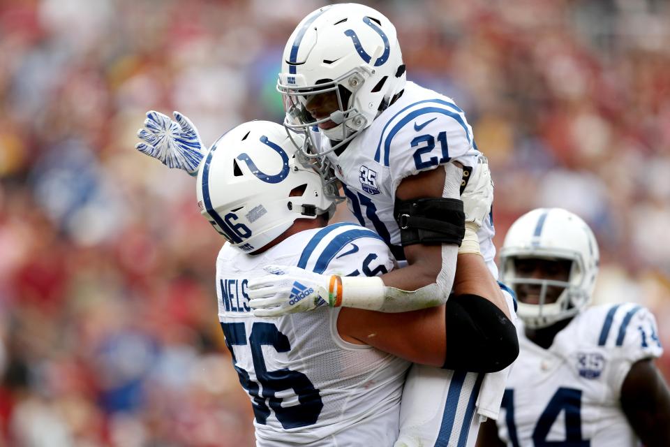 Nelson was picked up by the Colts with one of the picks they received from the Jets