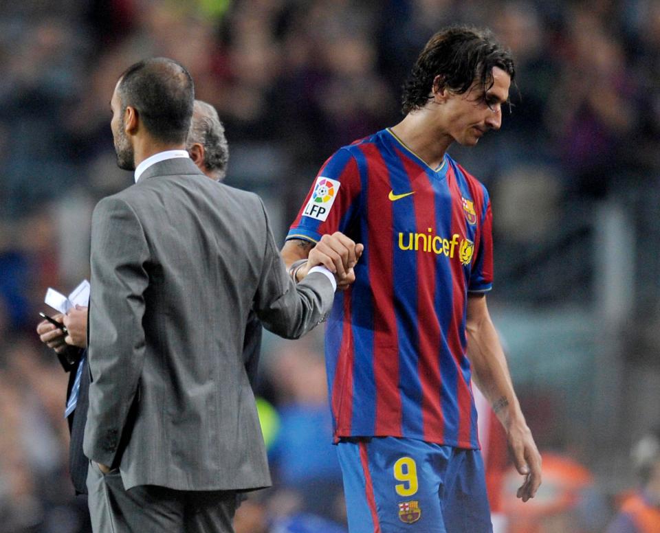  Zlatan Ibrahimovic did not fare well in Spain