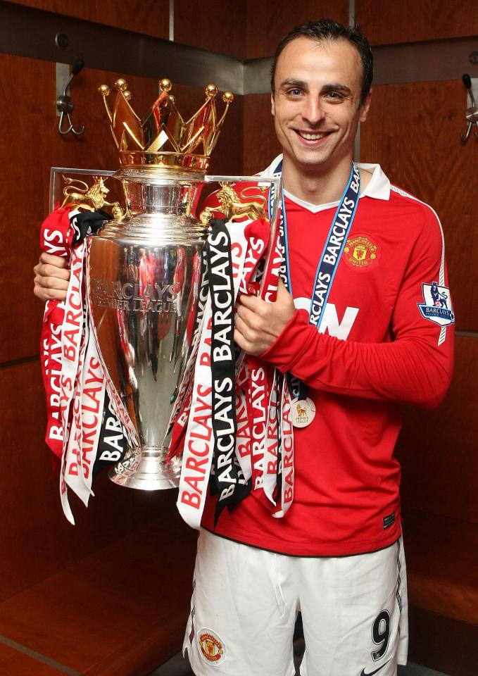Berbatov won the Premier League after swapping Tottenham for Man United