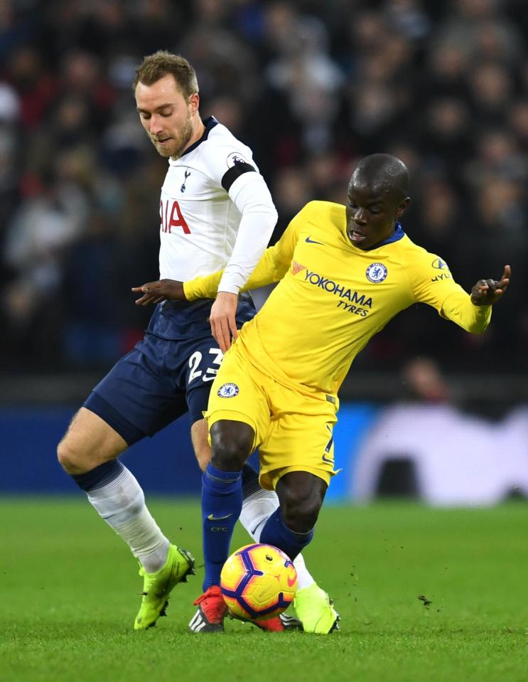  Kante was too high up the pitch against Spurs