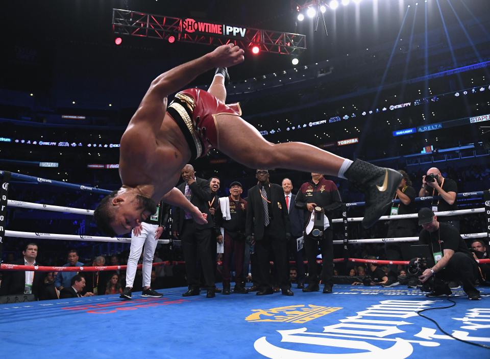  Joe Joyce celebrates his win