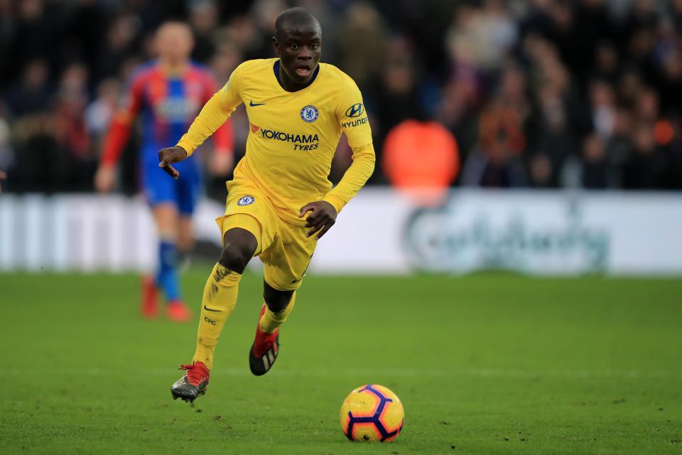  N'Golo Kante scored the decisive goal at Selhurst Park
