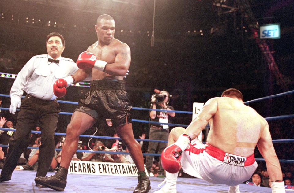  Tyson dominated the fight but his drug use cost him the victory