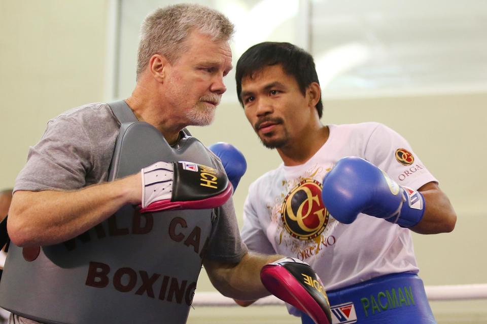  Freddie Roach has won seven 'Trainer of the Year' awards since 2003, many due to his work with eight-weight champion Manny Pacquiao