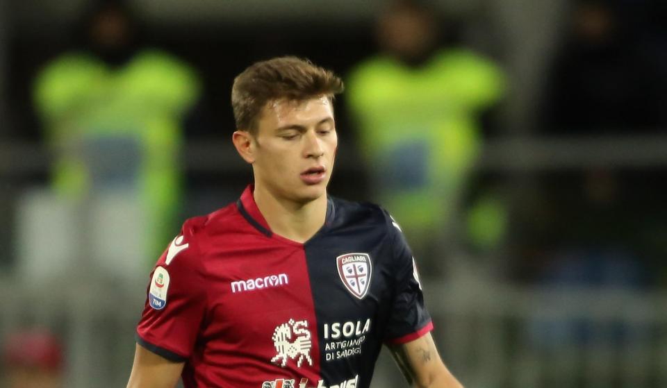  Cagliari's Nicolo Barella is a target of Inter