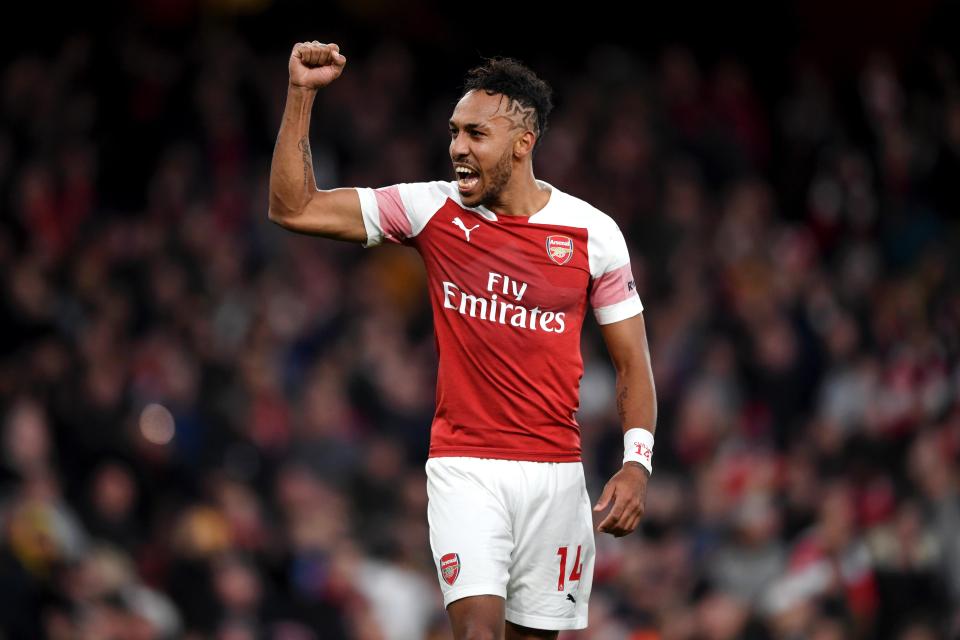  Aubameyang's strike rate since moving to the Emirates has been phenomenal