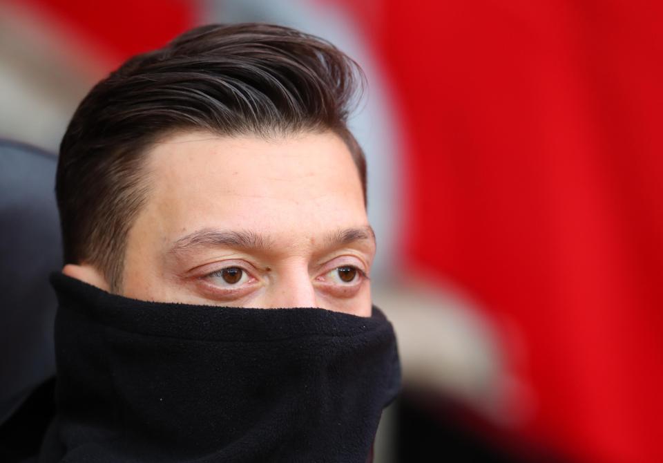  Ozil's time in north London appears to be coming to an end