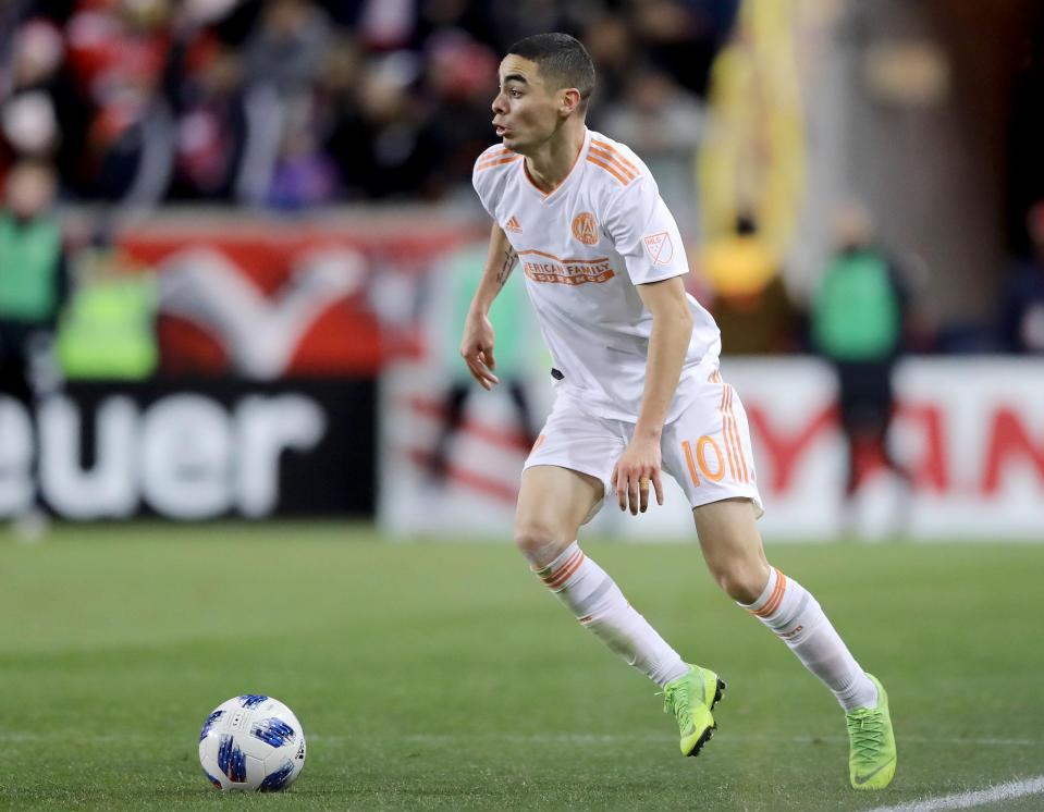  Almiron is on his his way to Newcastle for a medical