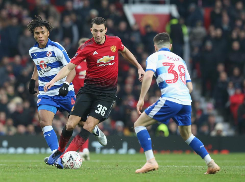 Matteo Darmian is out of favour at Manchester United