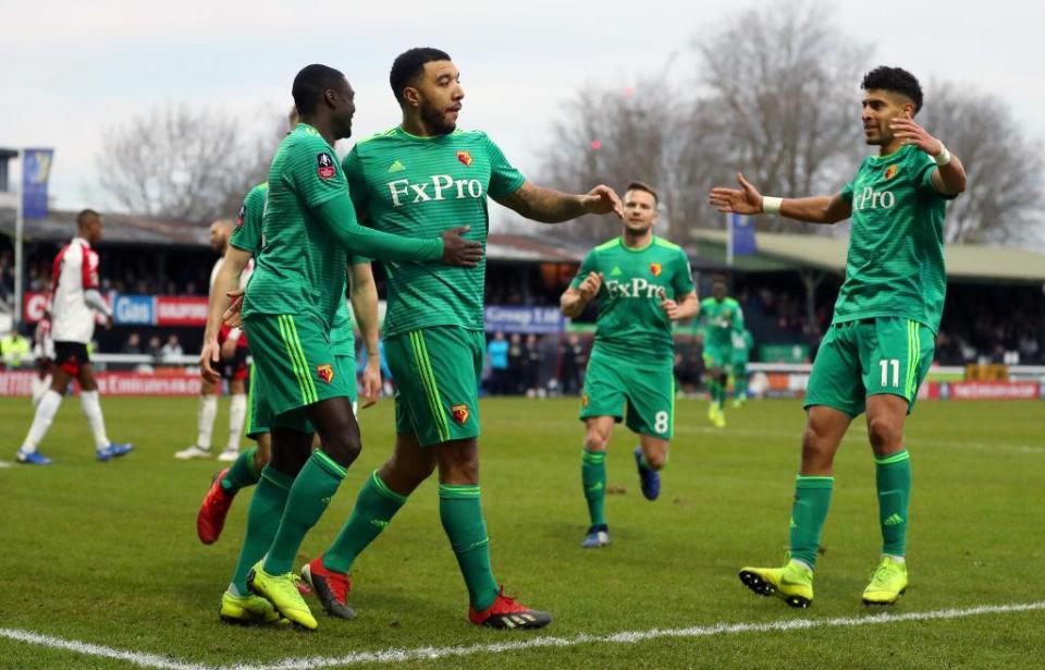  Deeney rounded off Watford's win after being introduced as a substitute