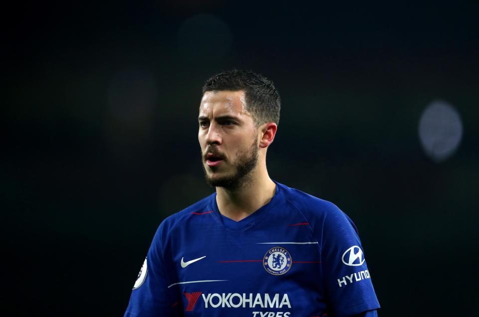  Hazard cut a frustrated figure during Saturday's defeat to Arsenal