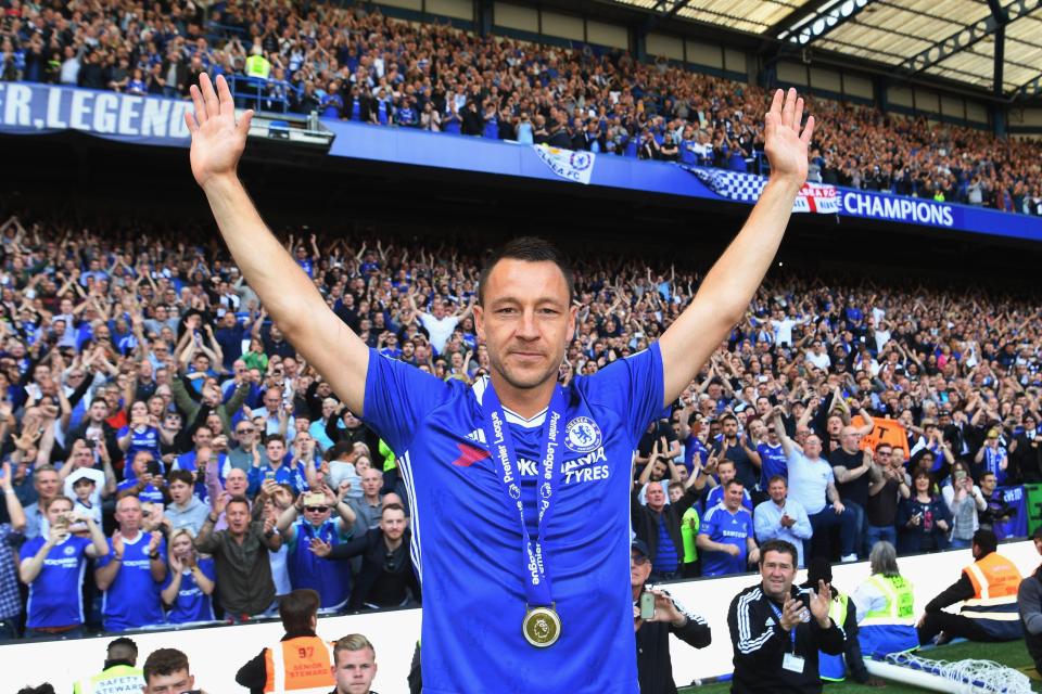  John Terry retired last year and is now a coach at Aston Villa