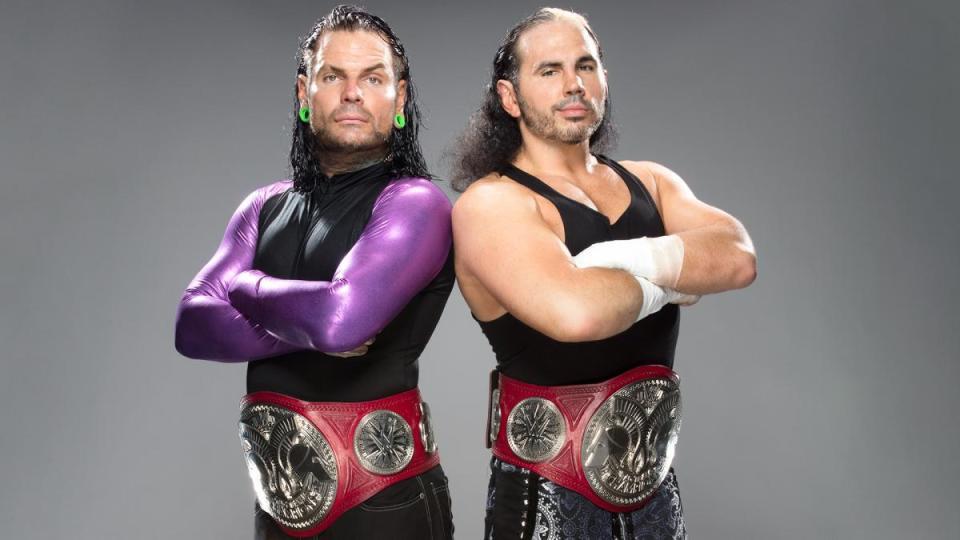  The Hardyz, Matt and Jeff Hardy as the Raw tag Team champions
