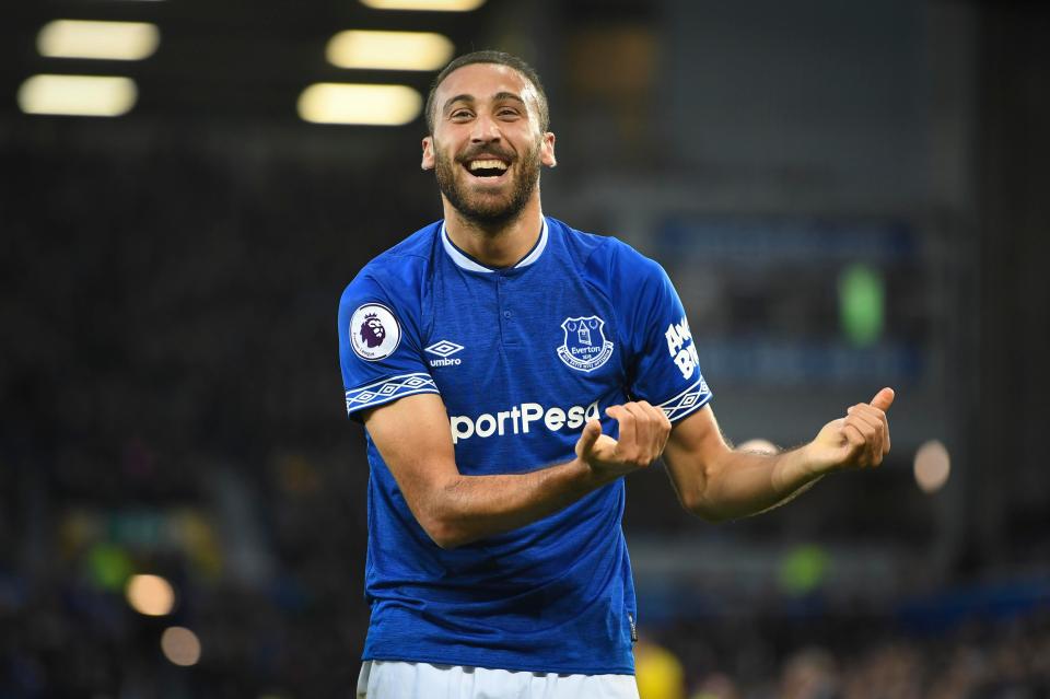  Everton striker Cenk Tosun is attracting interest from Crystal Palace