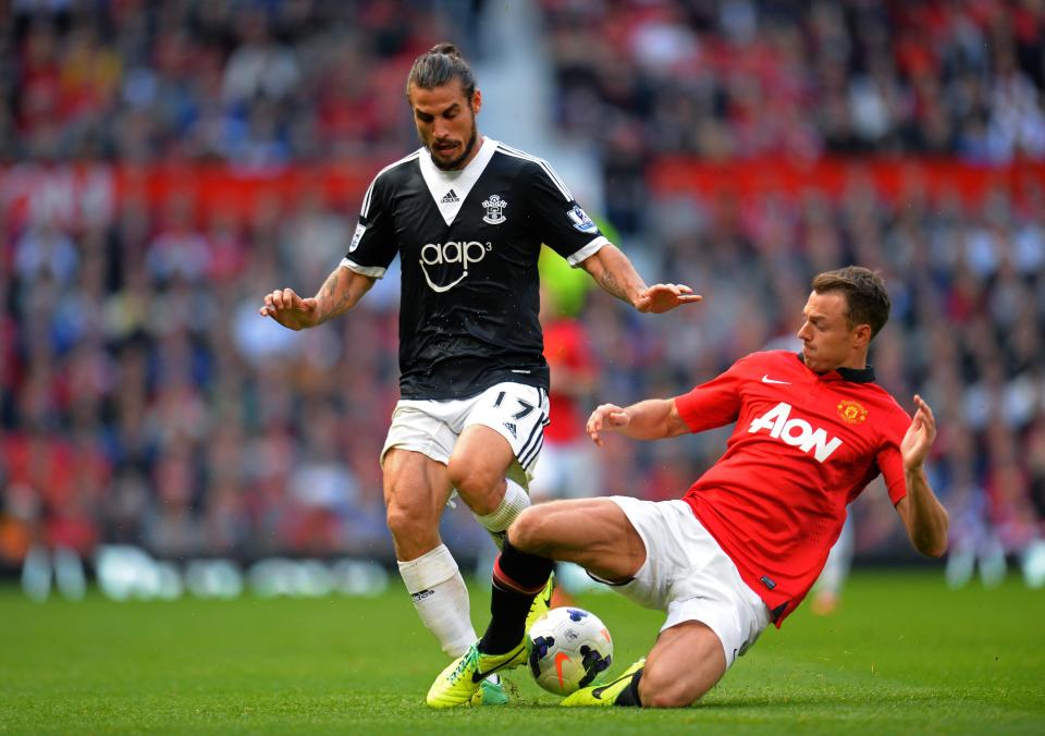  Dani Osvaldo made just 13 appearances at Southampton