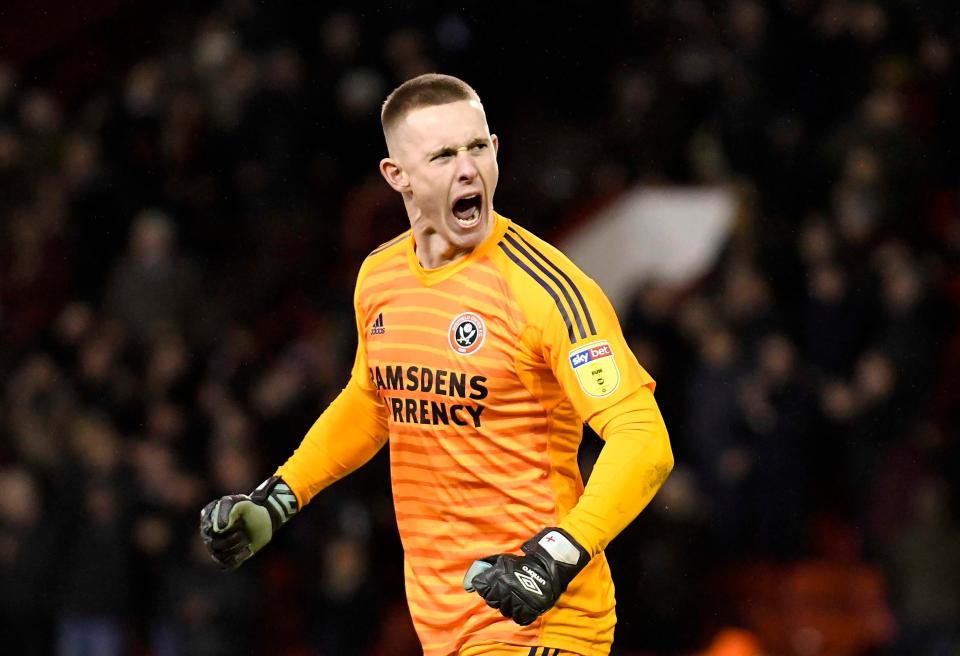  Dean Henderson is a fans' favourite at Bramall Lane