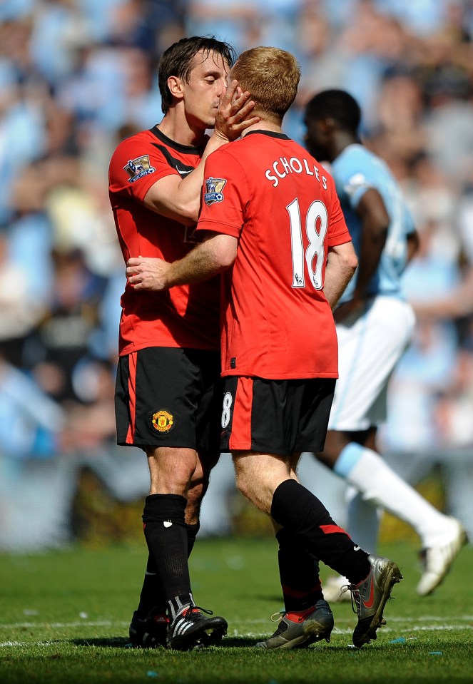  Gary Neville and Paul Scholes haven't made these charts, however!