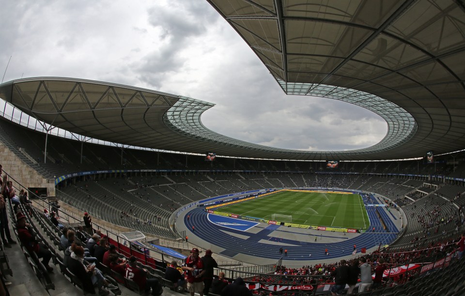  The Germany national team play at the Olympiastadion