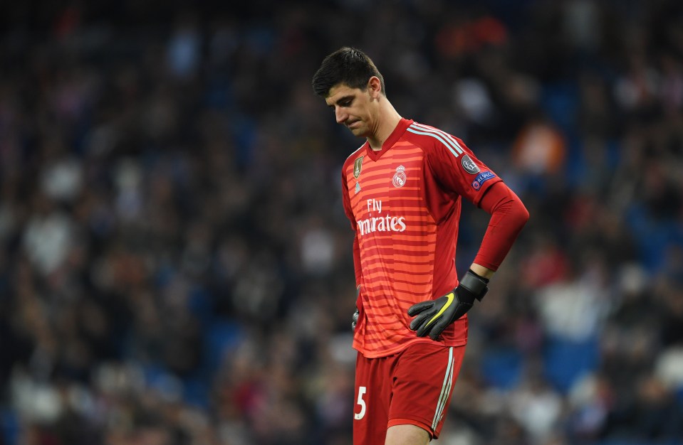  Courtois has struggled in his first season at Real Madrid