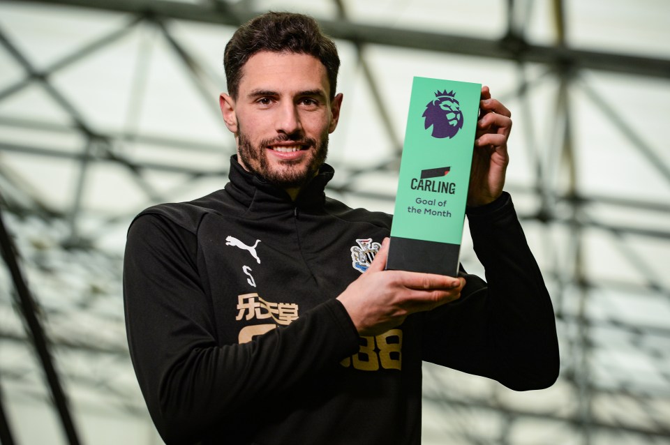  Fabian Schar won the February goal of the month award