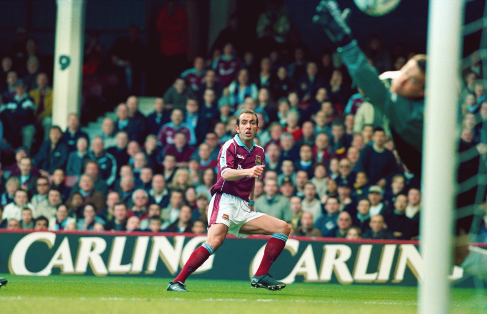  Di Canio is a West Ham legend and his goal against Wimbledon is just as remember as his push on Alcock