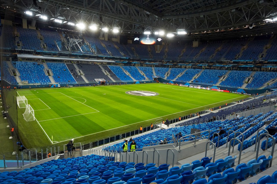  The Gazprom Arena in Russia