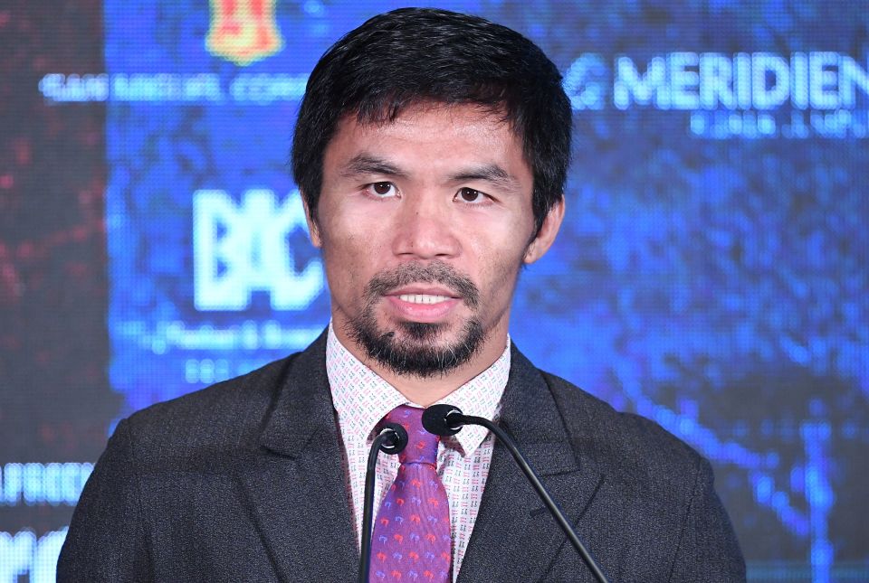  Pacquiao is a politician in the Philippines, but intends to return to the ring this year