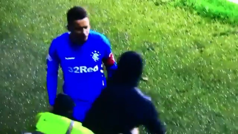  The fan confronted Tavernier, who suffered no harm thankfully