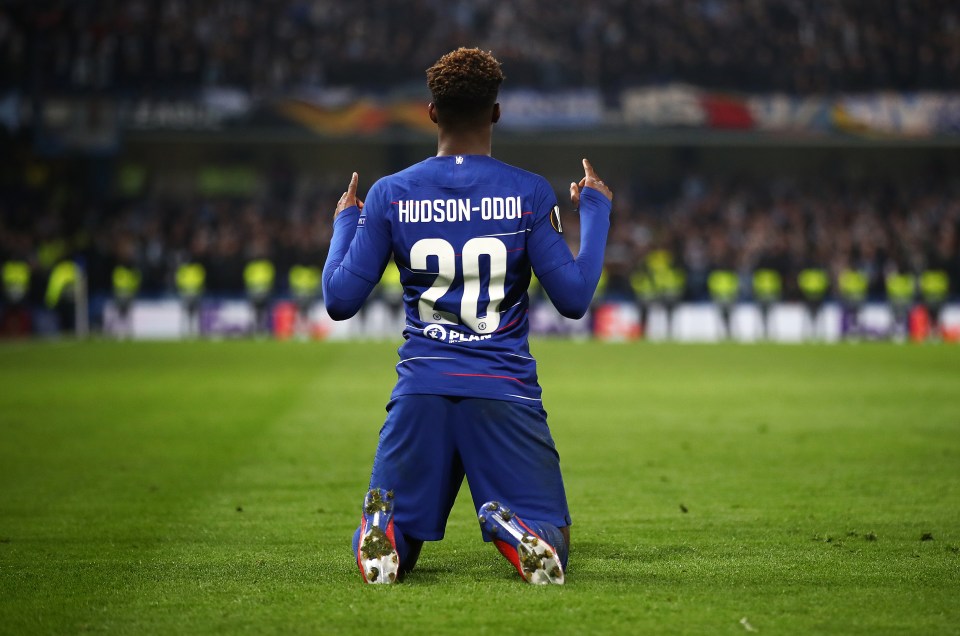  Hudson-Odoi has been linked with a move to Liverpool